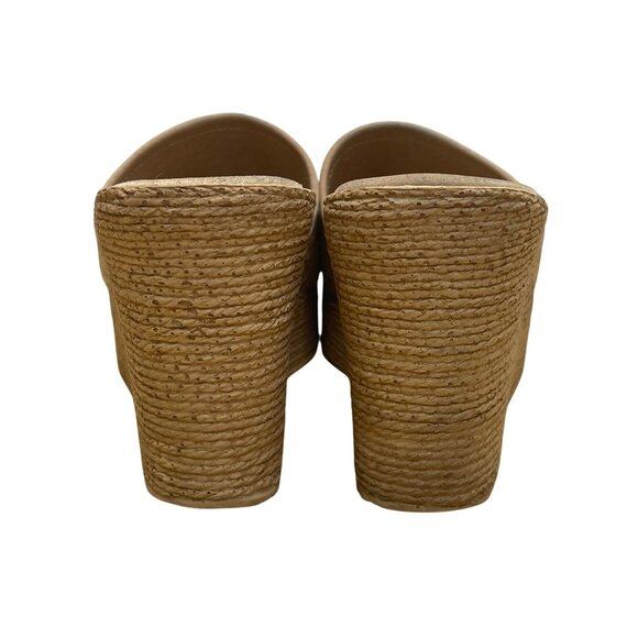 Sbicca Women’s Natural Wedge Slip-On Handmade In California Blondie Sandals Sz11 - Picture 5 of 9